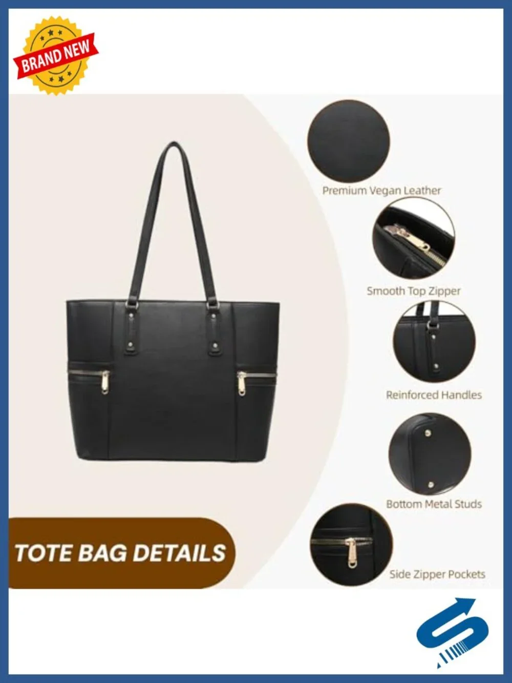Vegan Leather 3-Piece Satchel Purse Set - Tote, Crossbody, Wristlet Wallet